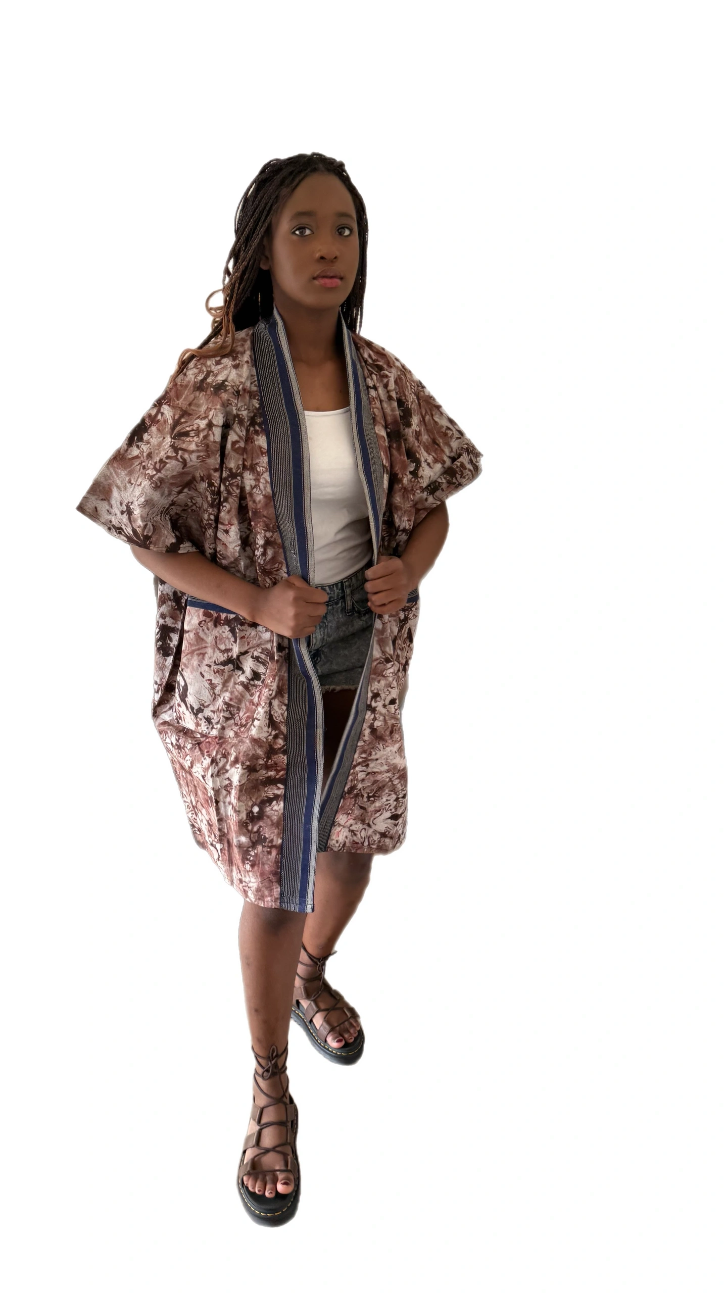 Adire Heritage Kimono - Image 4