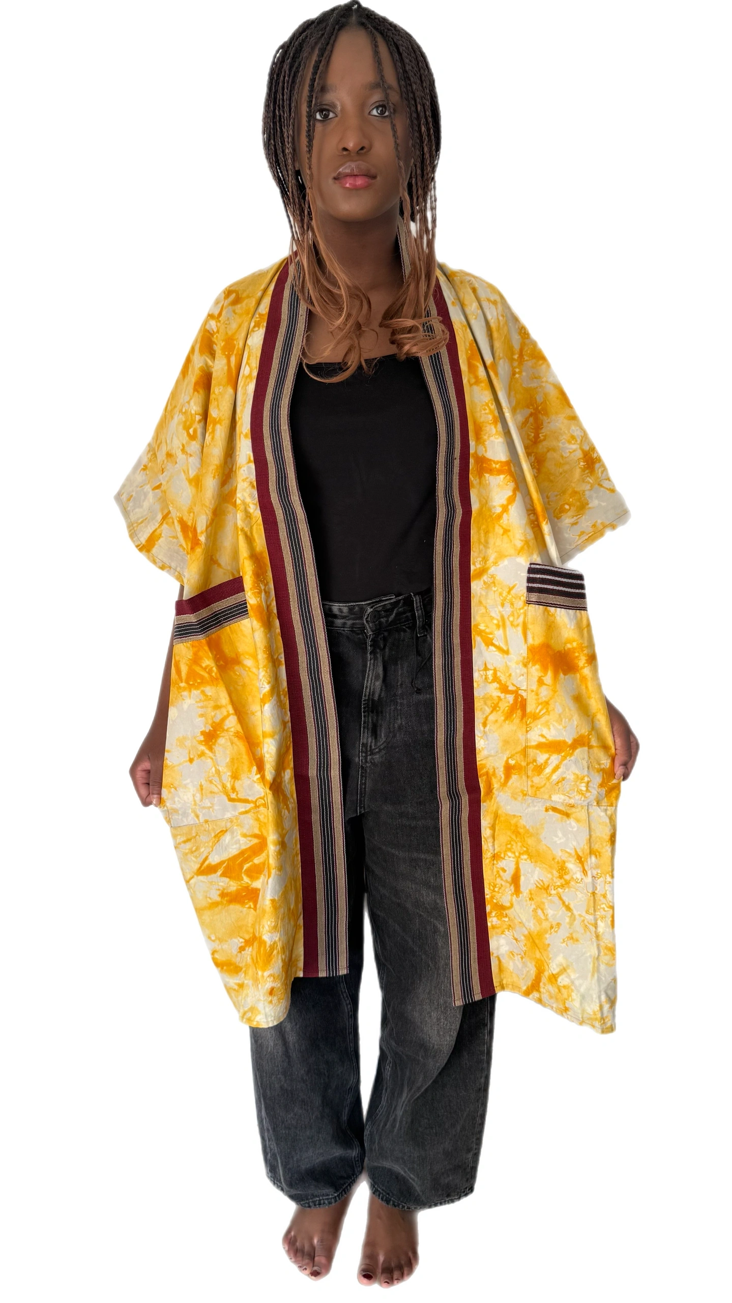 Adire Heritage Kimono - Image 5