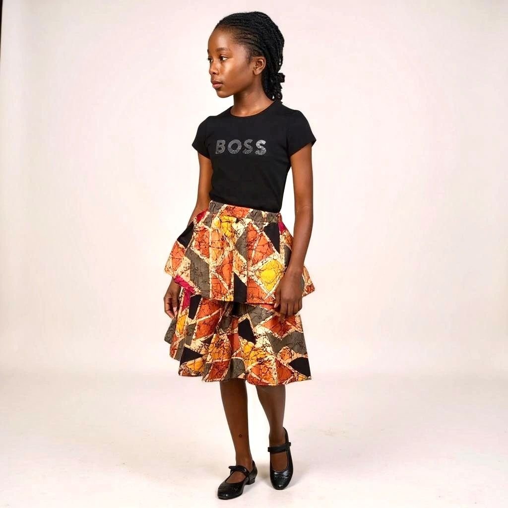 Ankara Skirt and Crop Top - Image 5