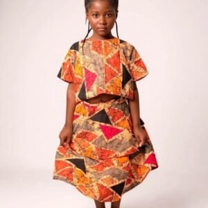 Ankara Skirt and Crop Top