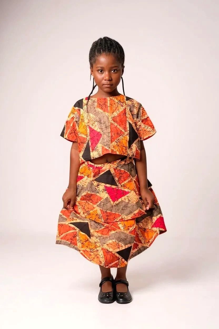 Ankara Skirt and Crop Top