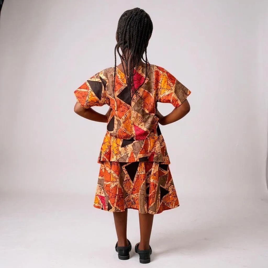 Ankara Skirt and Crop Top - Image 3