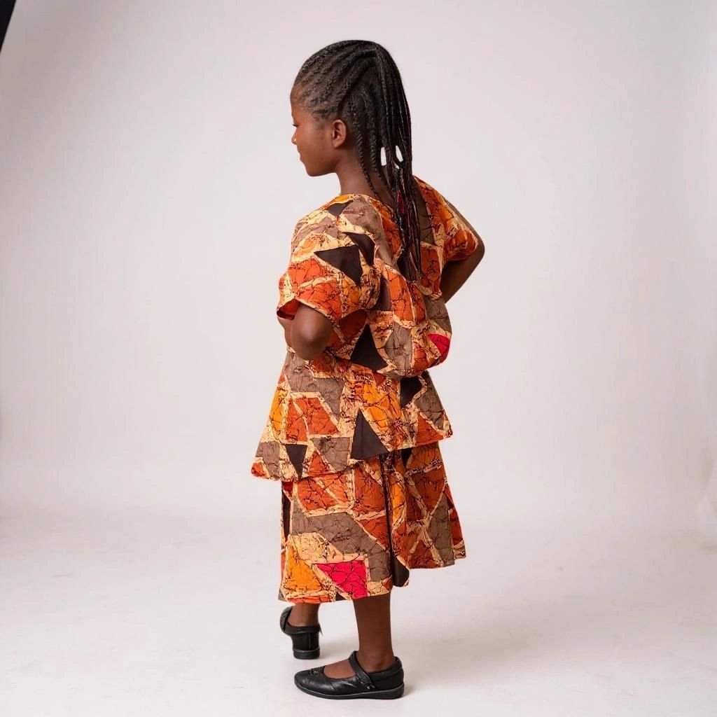 Ankara Skirt and Crop Top - Image 2