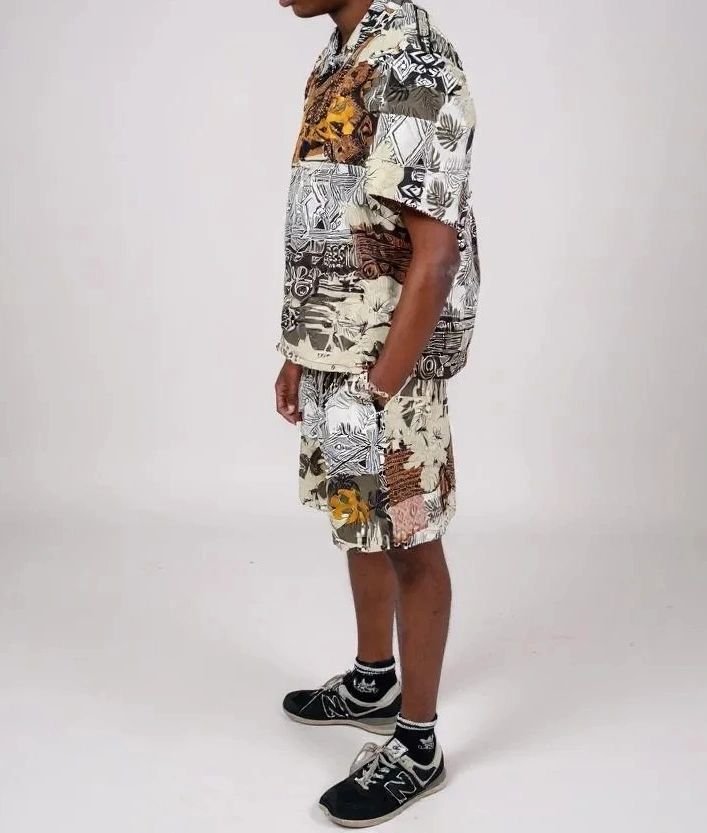 Multi Prints Vintage Short Set - Image 2