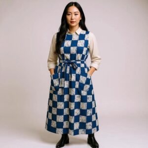 Adire Wrap Dress