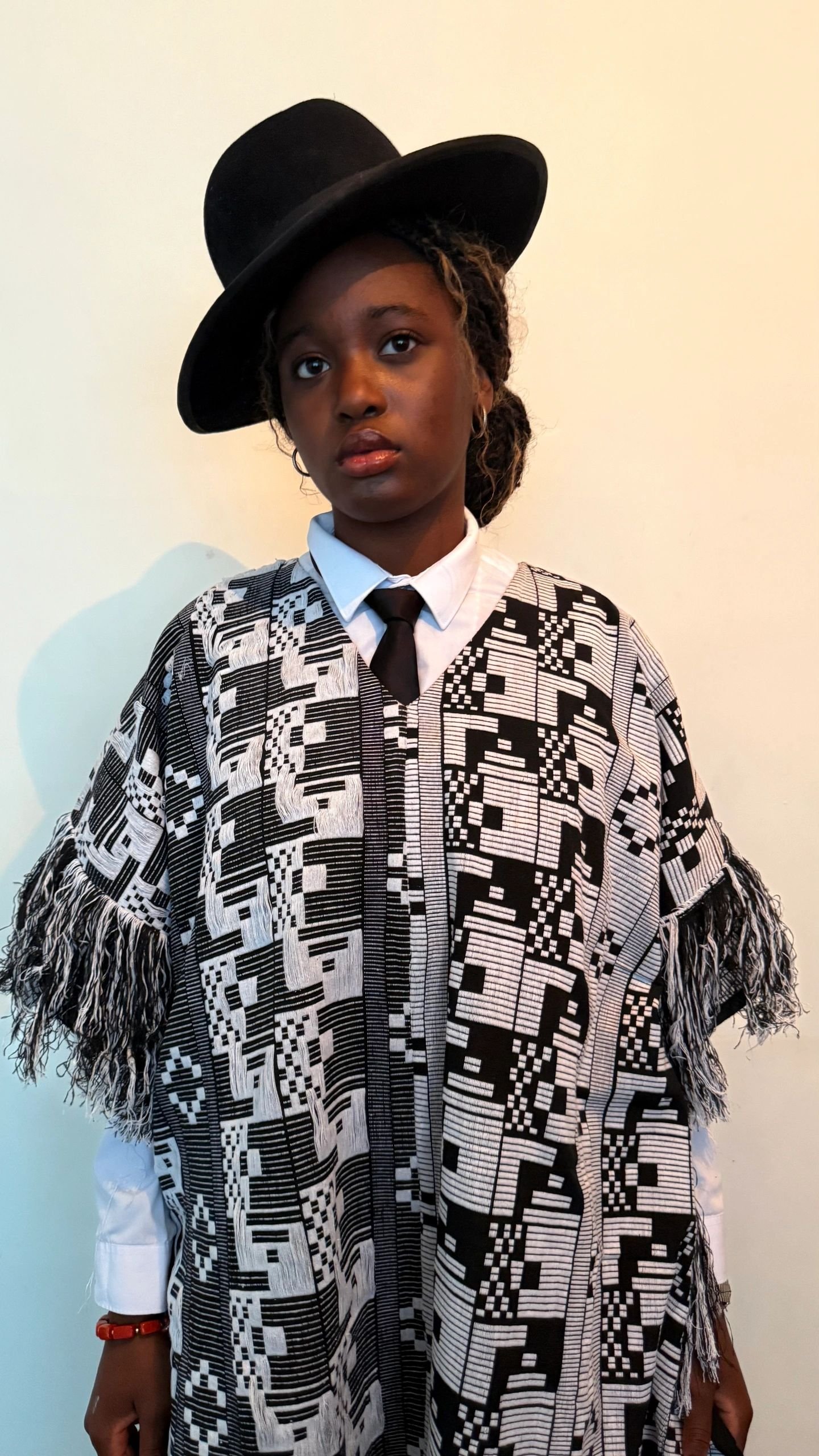 Akwete Boubou – Monochrome Majesty - Image 4