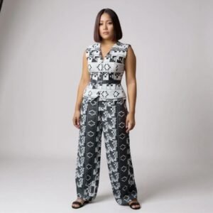 Akwete Waistcoat & Pant Set