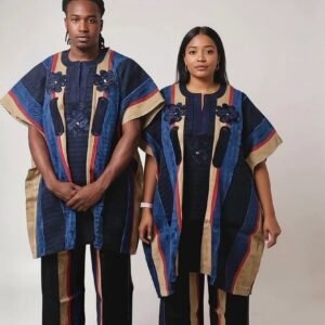 Aso Oke Danshiki & Pant Set – Royal Harmony