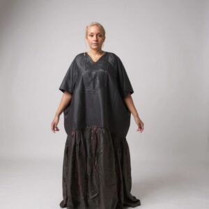 Embroidered Silk Adire Boubou