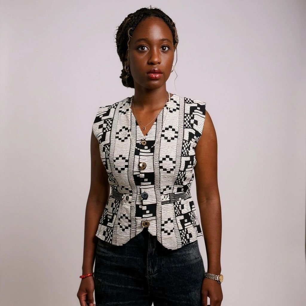 Akwete Waistcoat & Pant Set - Image 2