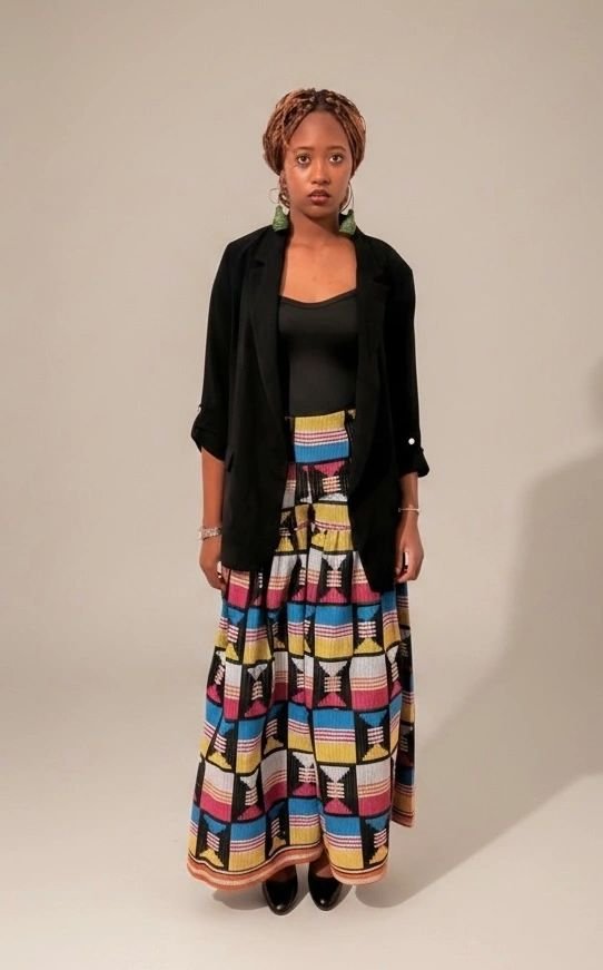 Adaora Akwete Wide-Leg Statement Pants - Image 2