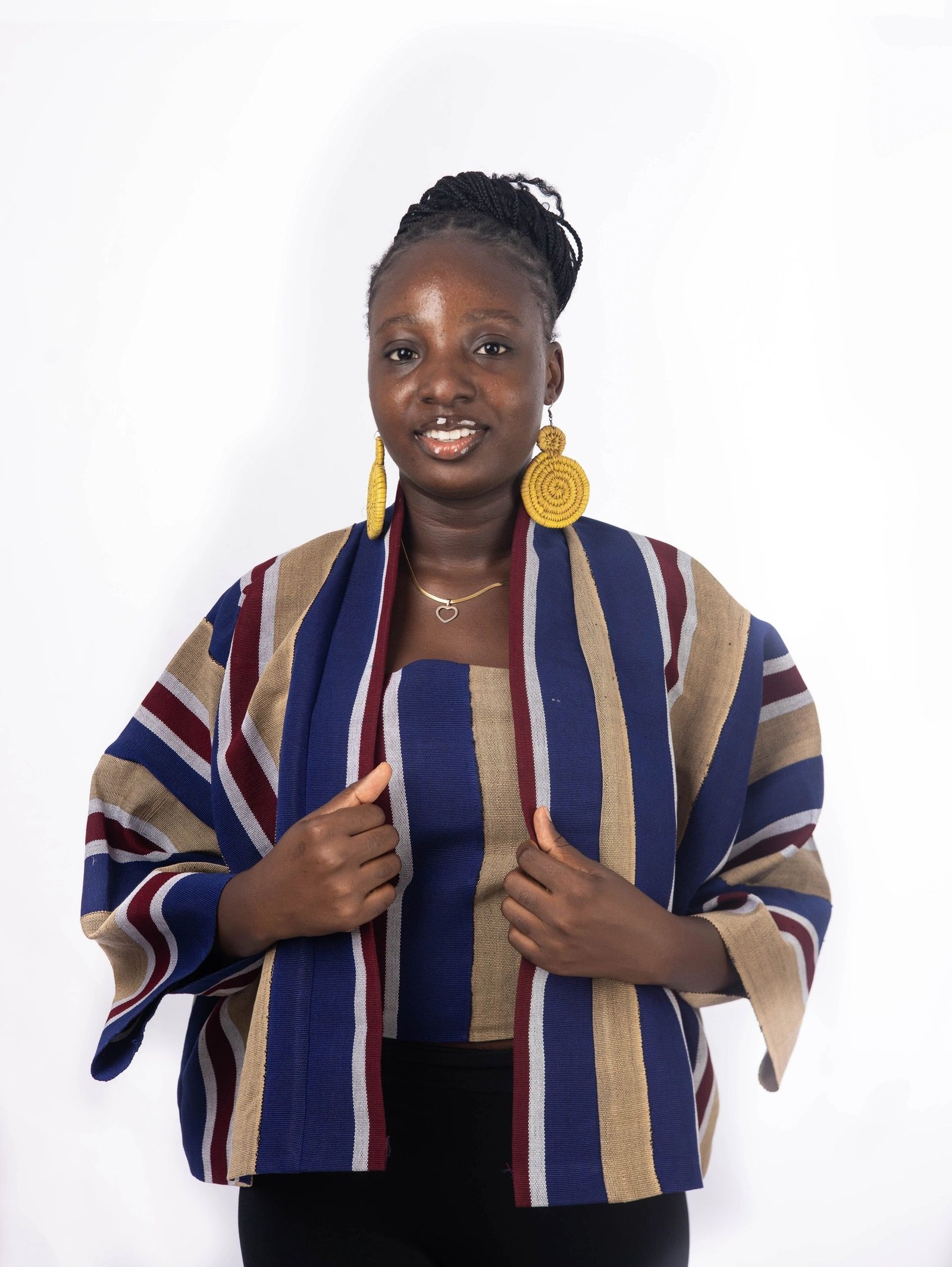 Aso Oke Jacket and Crop Top