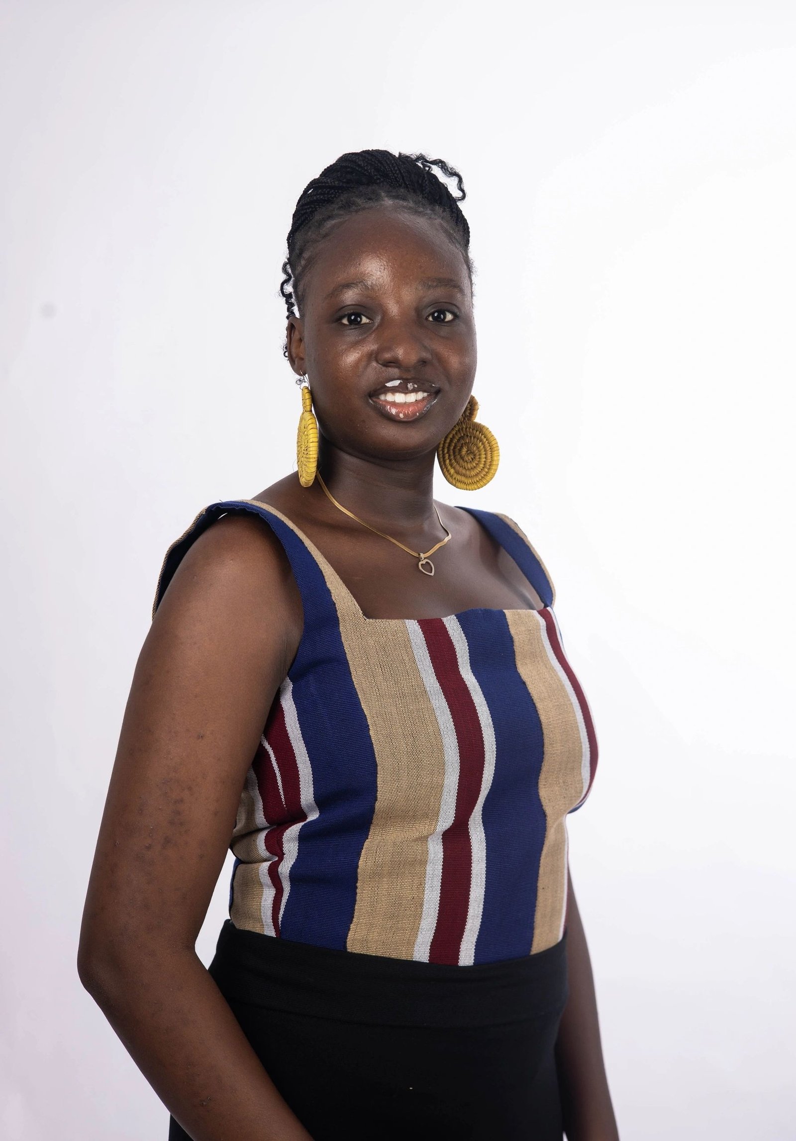Aso Oke Jacket and Crop Top - Image 2