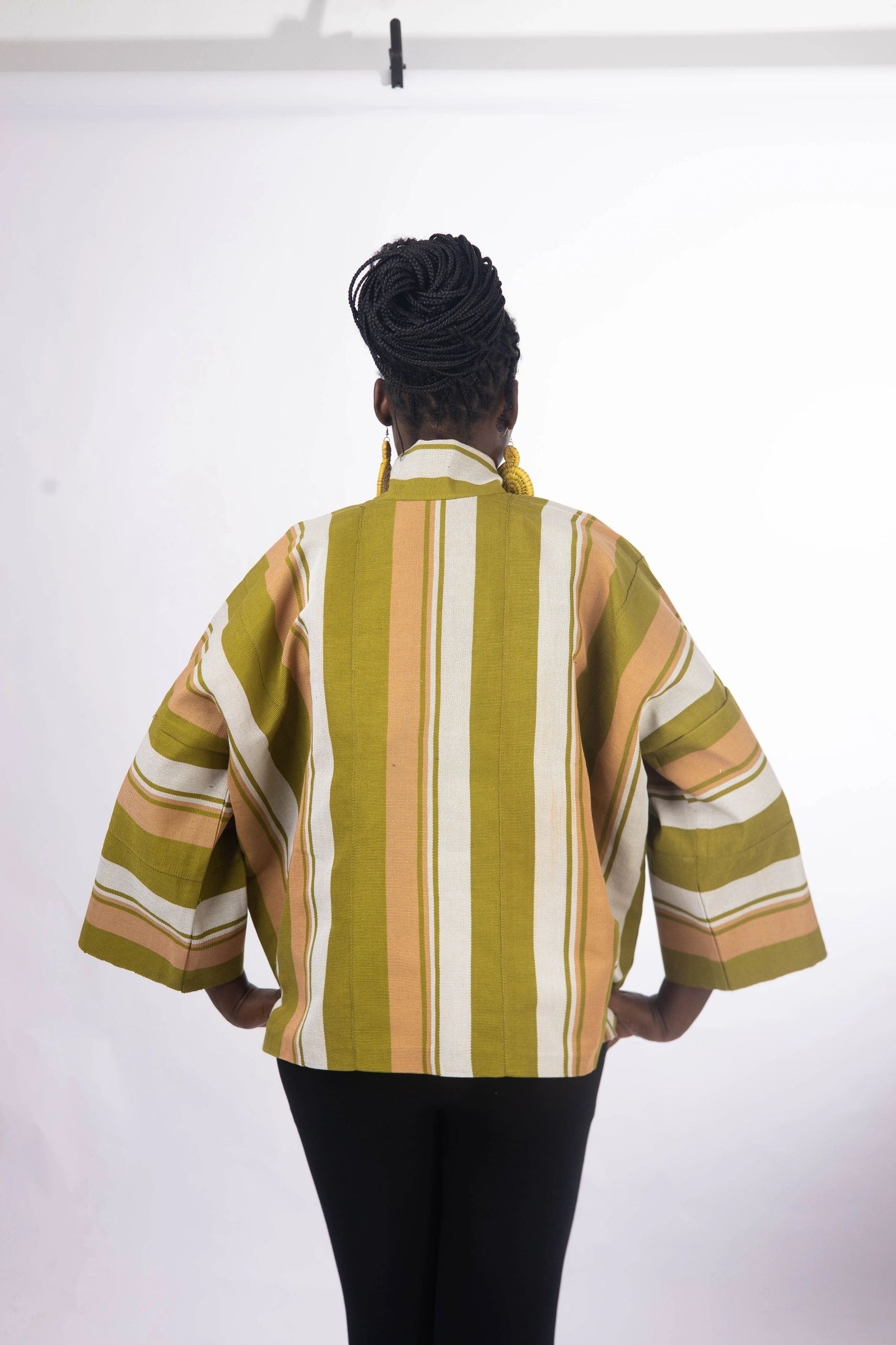 Aso Oke Jacket and Crop Top - Image 7