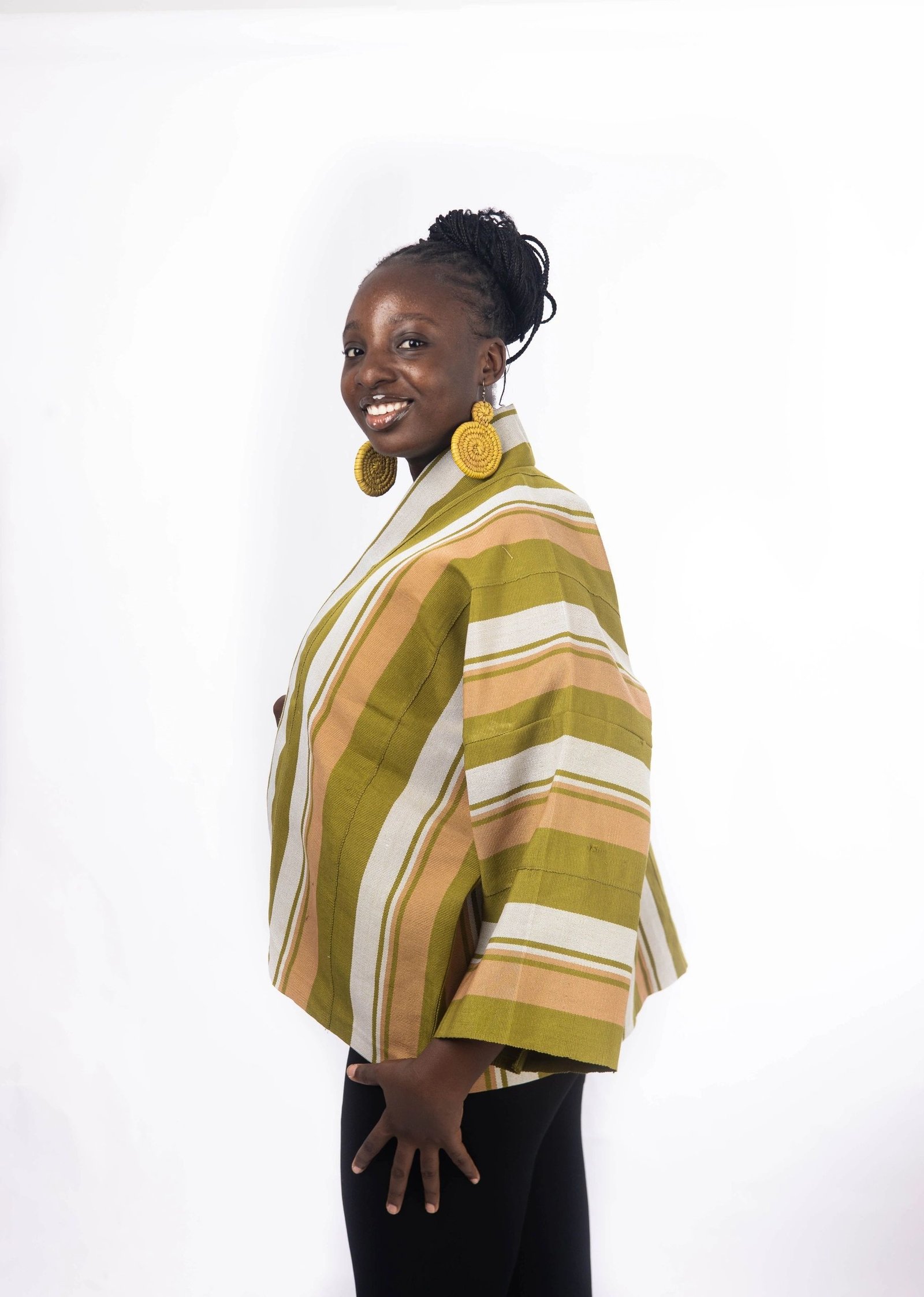 Aso Oke Jacket and Crop Top - Image 6