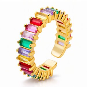 Prism Glow Adjustable Ring
